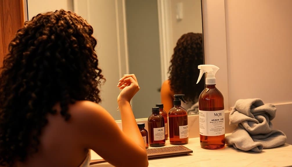 daily moisture application routine
