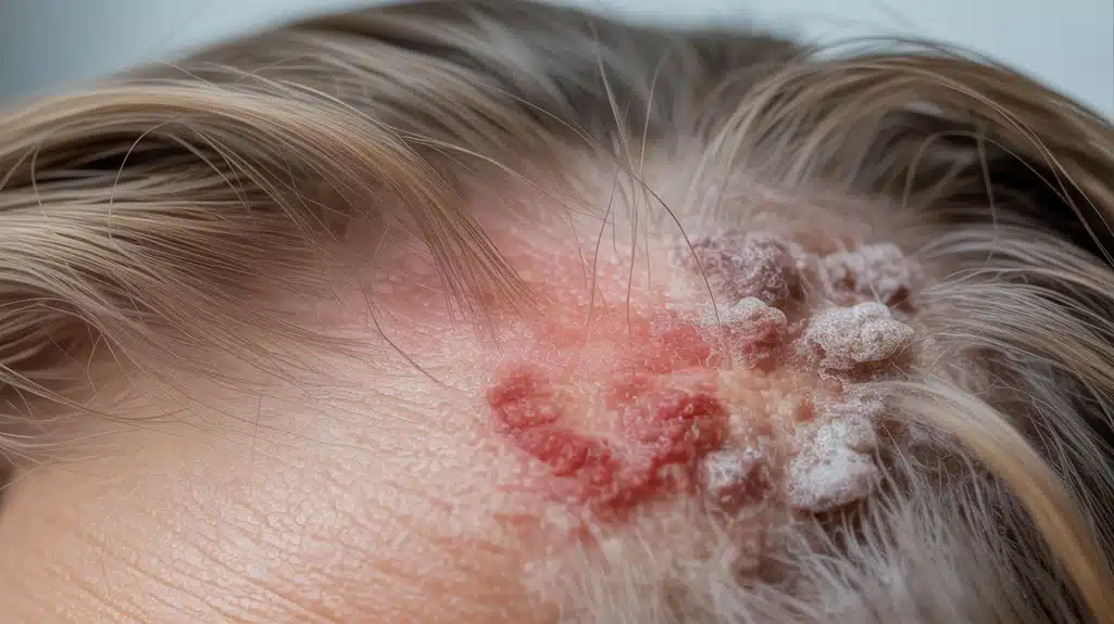 Kopfhautkrankheiten hemmen das Haarwachstum
