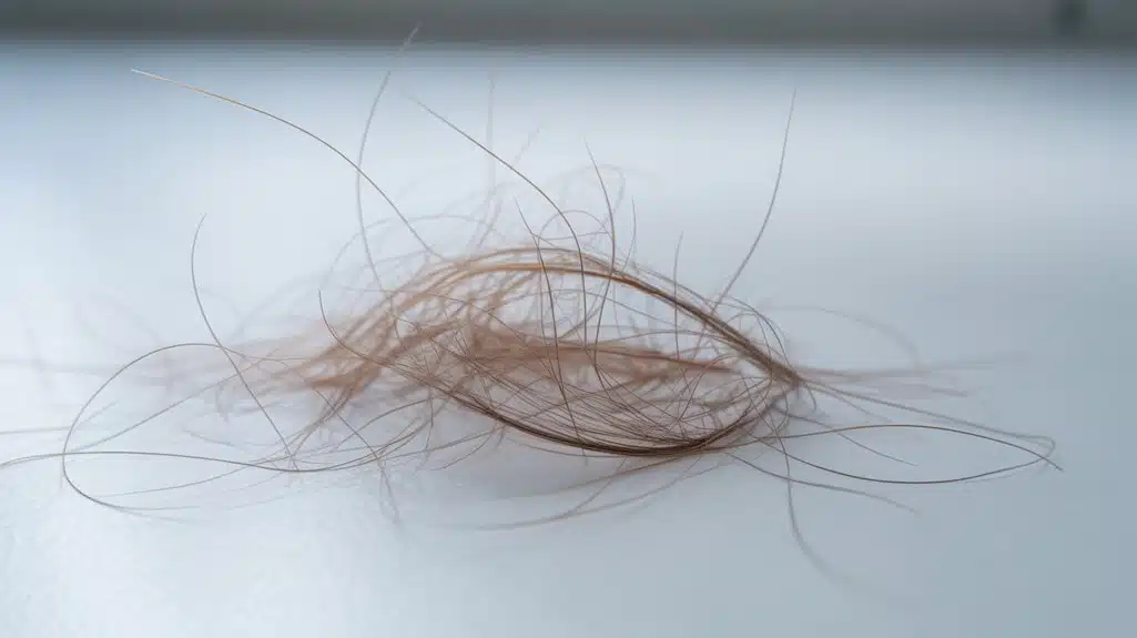 stressbedingter vorübergehender Haarausfall
