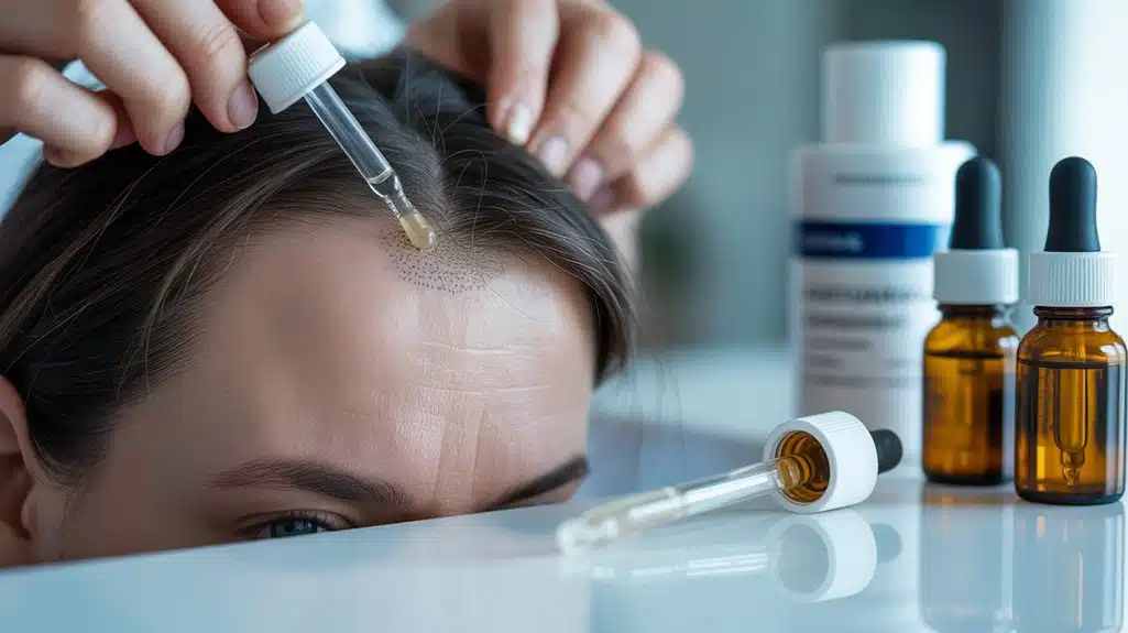 topische Therapien gegen Haarausfall
