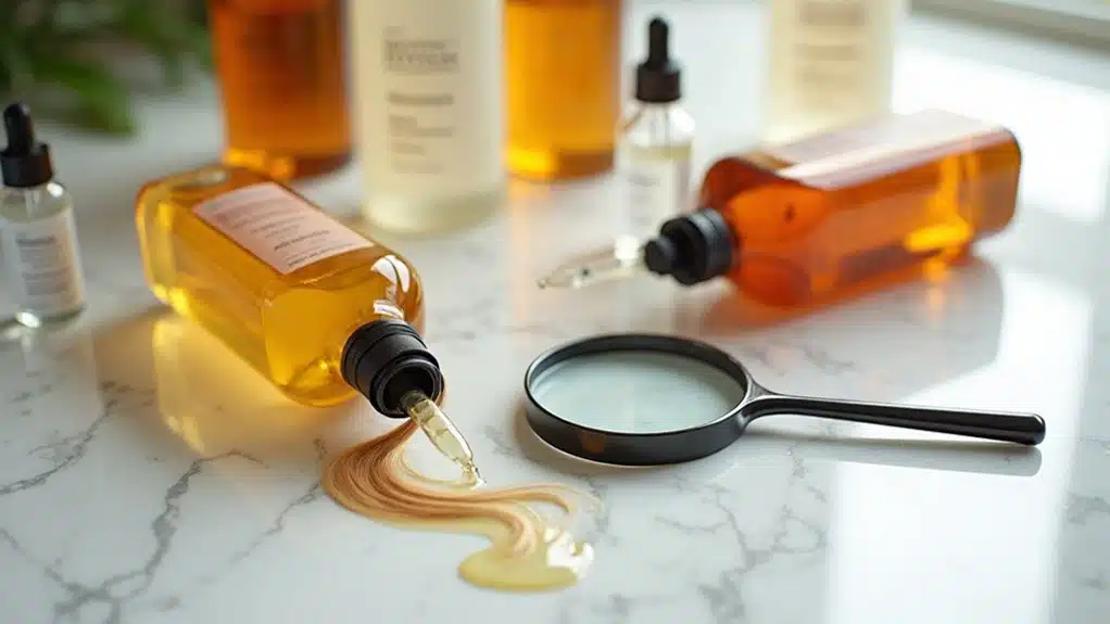 Vermeiden Sie scharfe Inhaltsstoffe in Shampoos