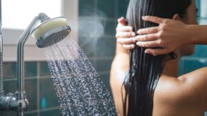 Gesundheitslösung mit gefiltertem Duschkopf